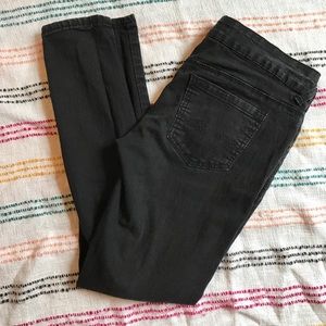 Black Jegging jeans, low rise